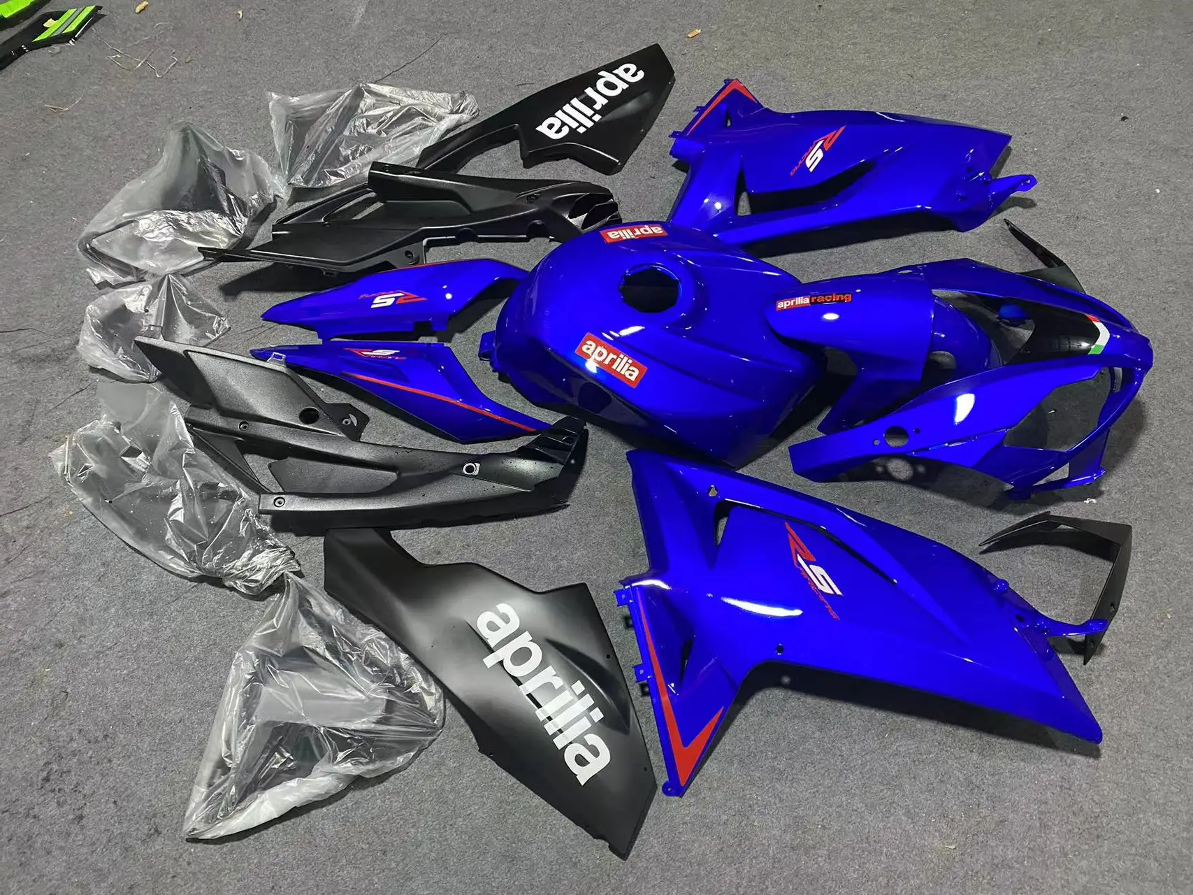 Repsol orange Injection mold Fairing kit for Aprilia RS125 06 07 08 09 10 11 RS 125 2006 2010 2011 black Fairings set