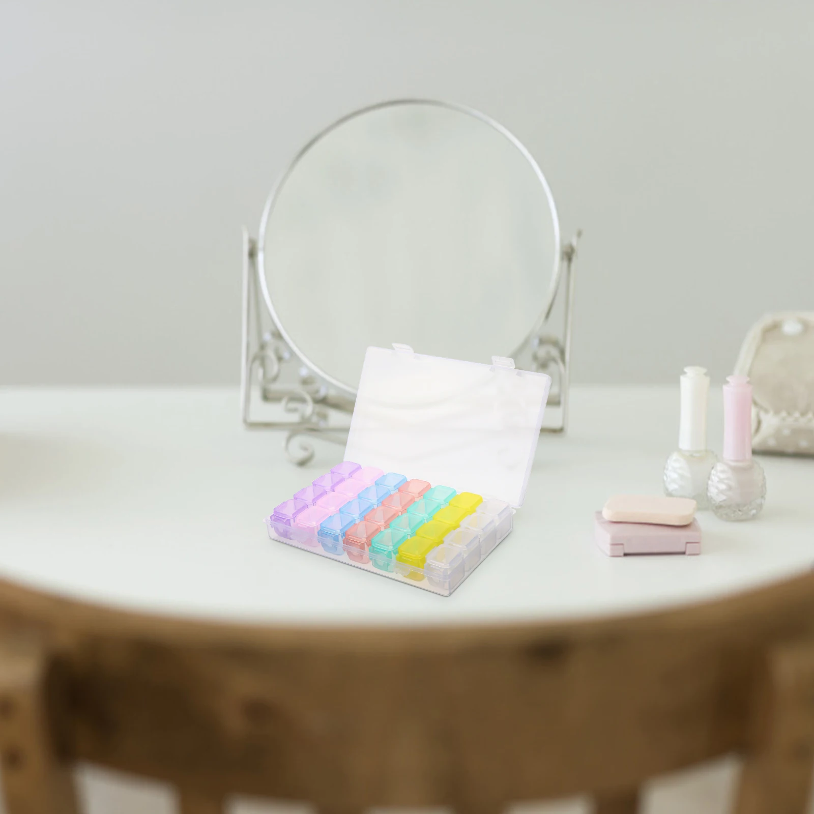 

Multi compartment Jewelry Storage Box ganizer Decorative Case Container Earrings Holder Bracelets Boxes Beads Necklace Small