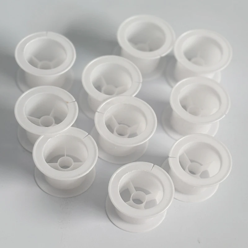 1/5/10pcs  White Plastic Empty Spools for Wire Thread Bobbins Jewelry Tools for Home Handwork Accessories