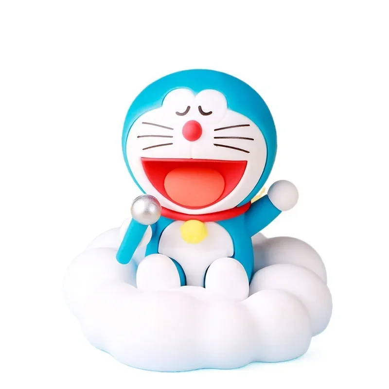 Doraemon Night Tour Starry Sky Series Anime Figure Model Toys Car Ornament Cartoon Desktop Decor Kawaii Doll Kids Birthday Gift