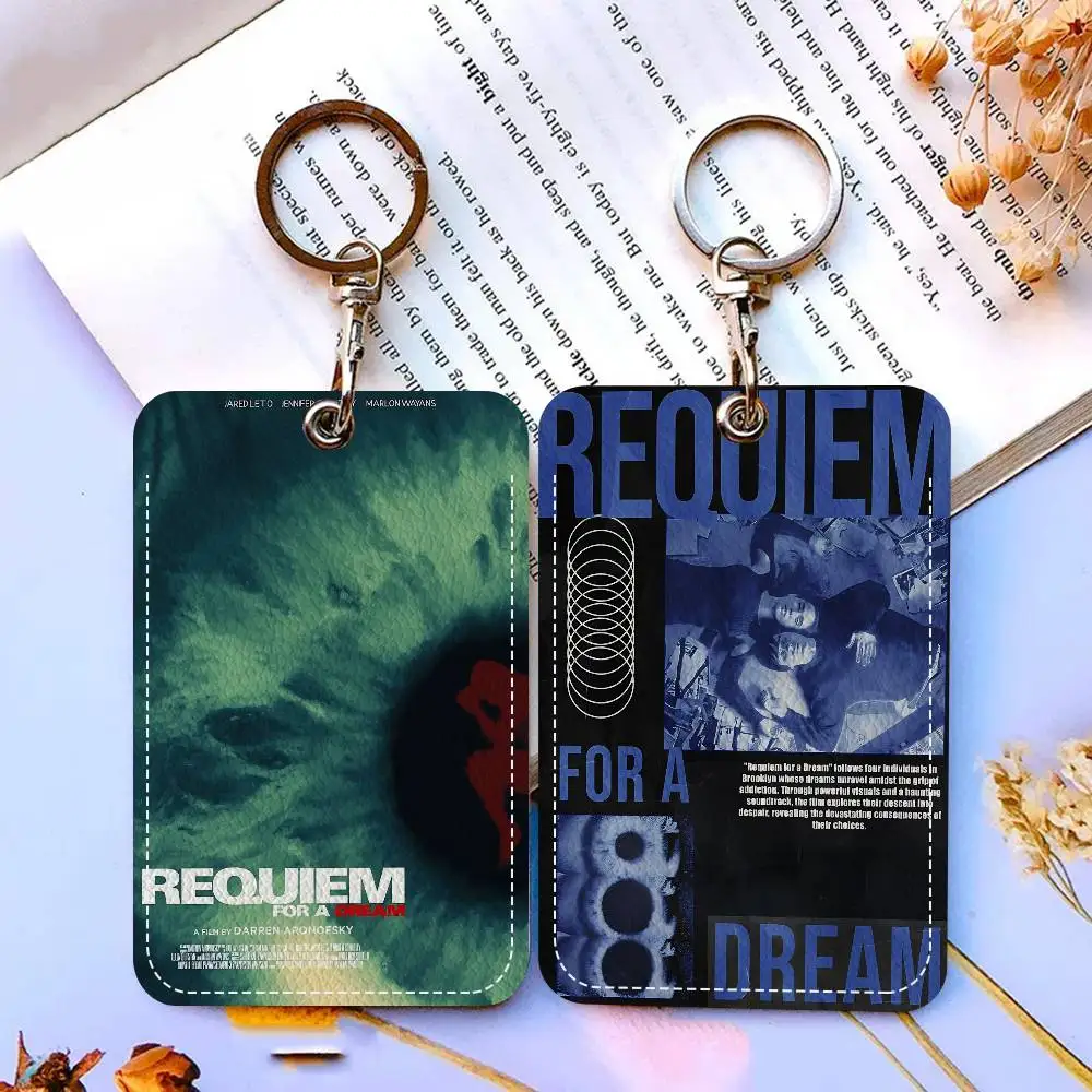 

Drama R-Requiem For A Dream из мягкой кожи, прямоугольный держатель для ключей из искусственной кожи, защитный чехол для индукционного лифта, молодежный аксессуар Faion