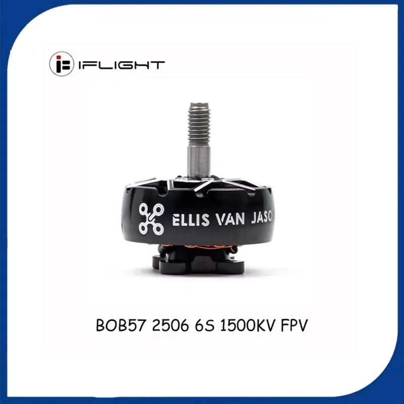 

iFlight BOB57 2506 1500KV 6S Мощный двигатель FPV с валом 5 мм для высокоскоростного гоночного дрона RC FPV