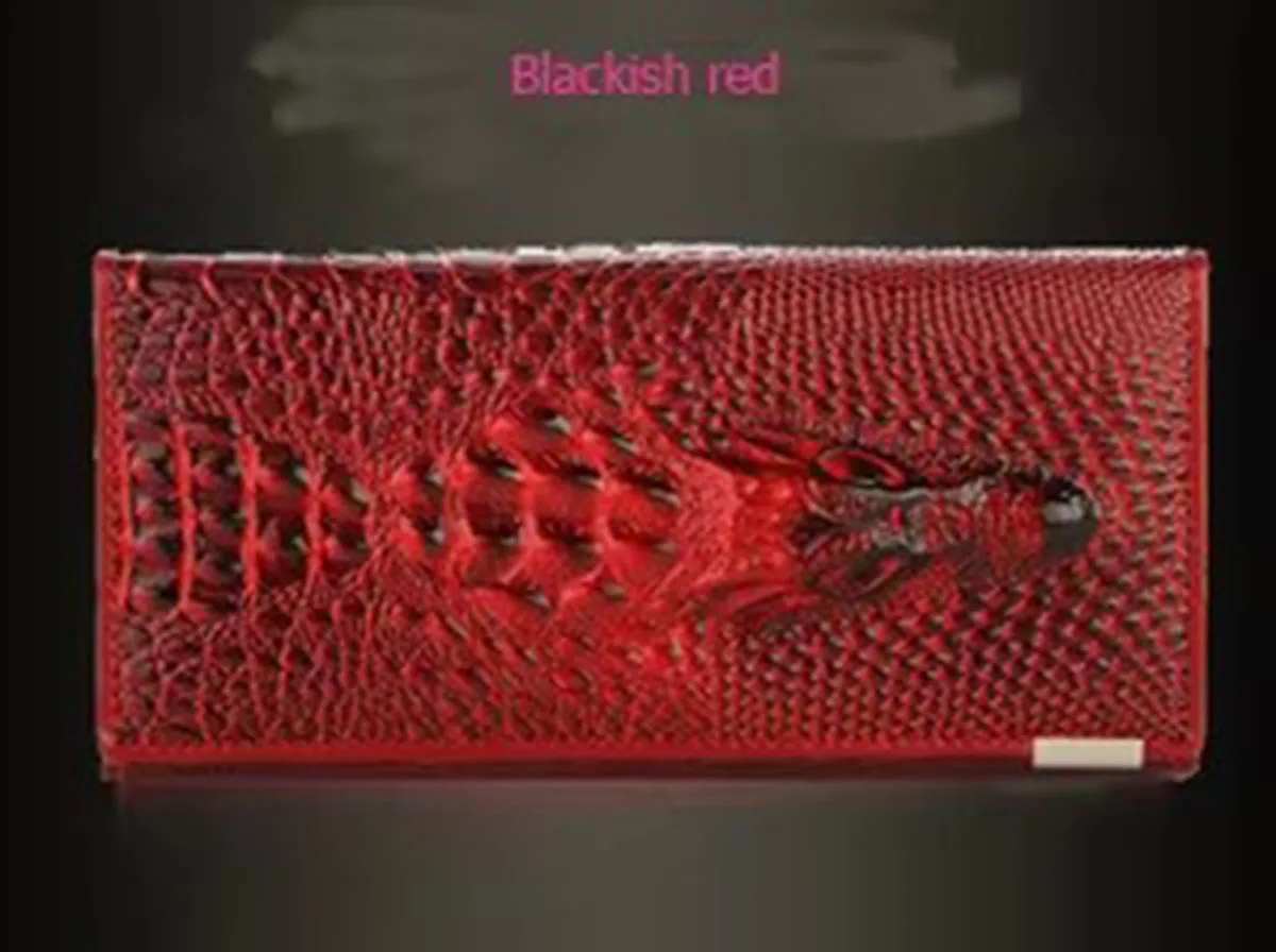 Fashion Genuine Leather Ladies Long Section Clutch Coin Purses Wallet Card Holders Wallets For Women Brand Quality Wallet Women