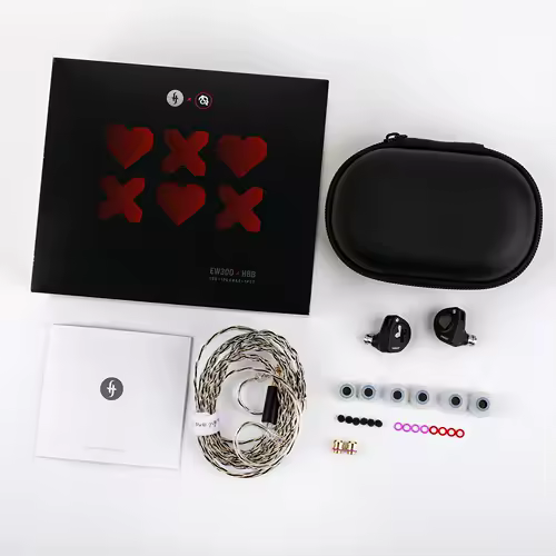 SIMGOT HBB EW300 1DD+1Planar+1PZT Hybrid Driver In Ear Monitor Earphone with Silver-plated OFC 0.78mm cable and CNC Alloy case - Image 6