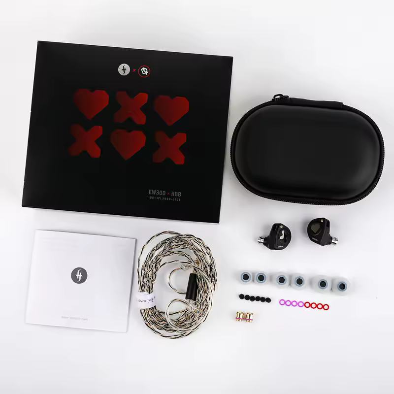 SIMGOT HBB EW300 1DD+1Planar+1PZT Hybrid Driver In Ear Monitor Earphone with Silver-plated OFC 0.78mm cable and CNC Alloy case - Image 6