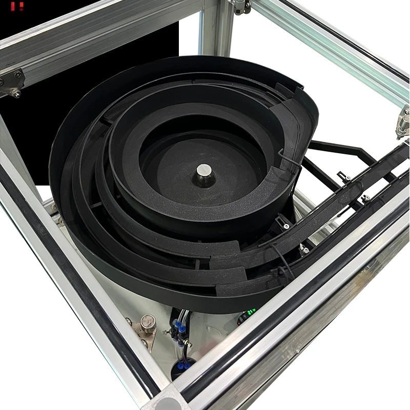 Vibration feeder Electronic assembly Industrial machinery and equipment Stainless steel sound insulation cover 600W 60 PCS/min