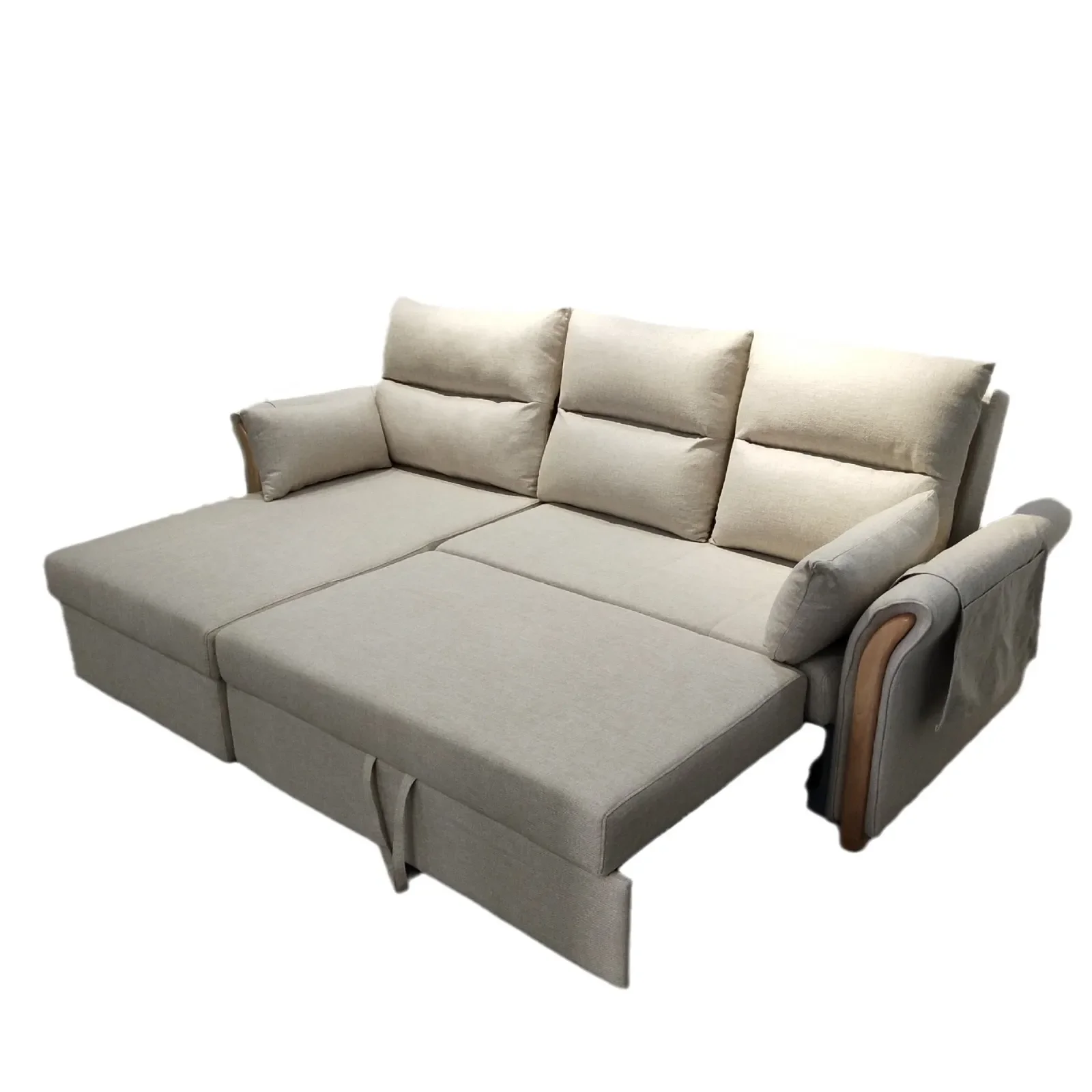 

Диван-кровать для небольшой квартиры, гостиной, можно хранить, технологический тканевый угловой многофункциональный диван-кровать, складной двойного назначения