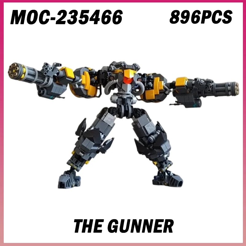 

896PCS MOC-235466 Mechanical Armor Series Super Robot Battle Mechs Building Blocks Movie Figures DIY Assembly Mode Model Toys