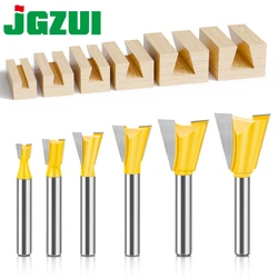 1/4 1/2Inch Shank Dovetail Joint Router Bits Set Dovetail Joint Router Bits Set 14 Degree Milling Cutter For Wood