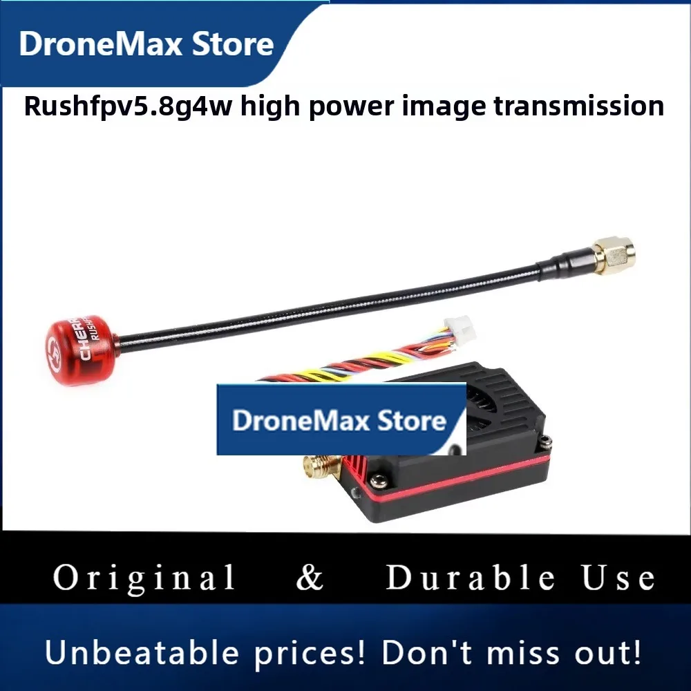 DroMaRUSHFPV 5.8G 4W High-power Image Transmission Set CHERRY II Antenna High-power Crossing Machine For Long-distance Voyage