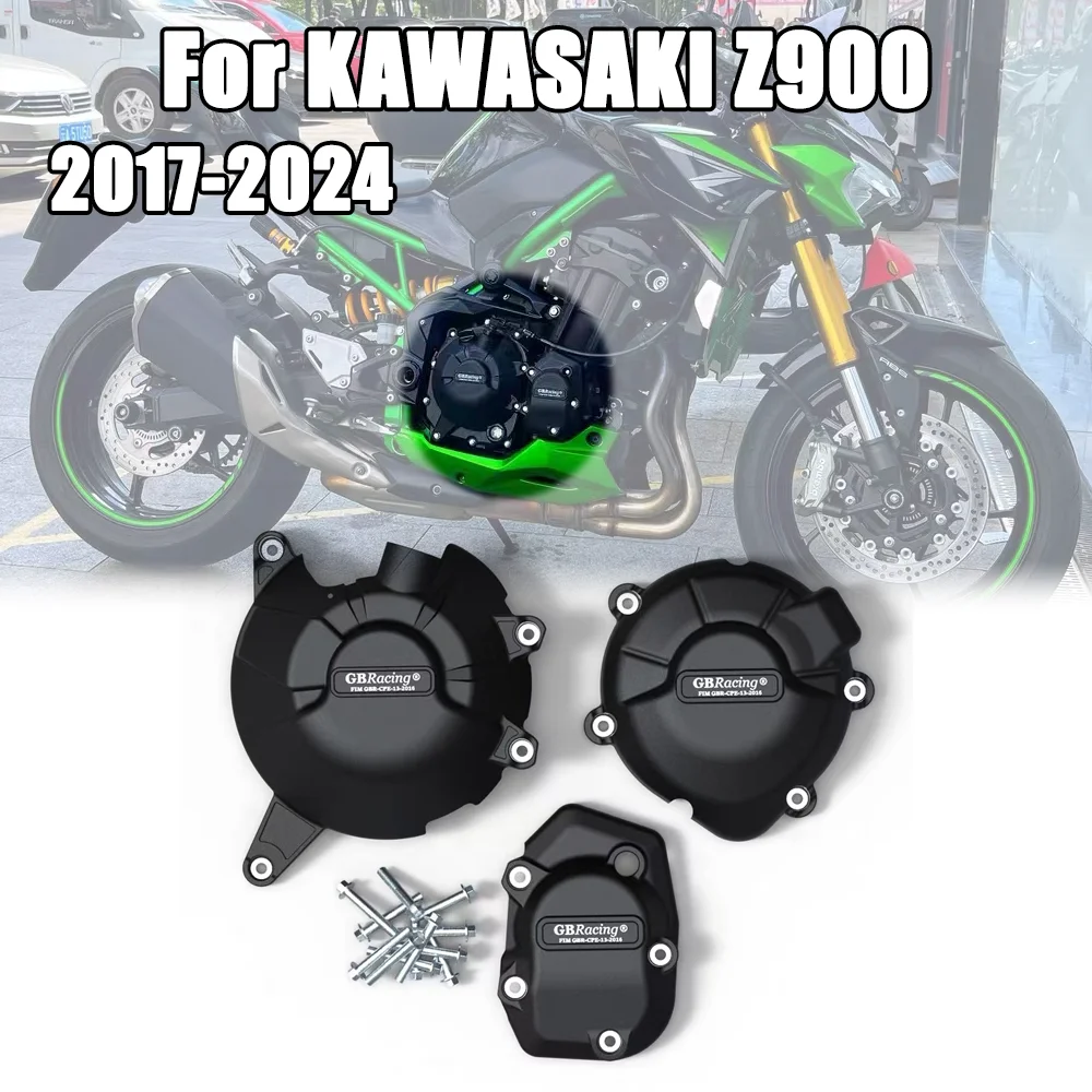 

Z900 Motorcycles Engine cover Protection case For KAWASAKI Z900 2017-2024 Engine Covers Protectors