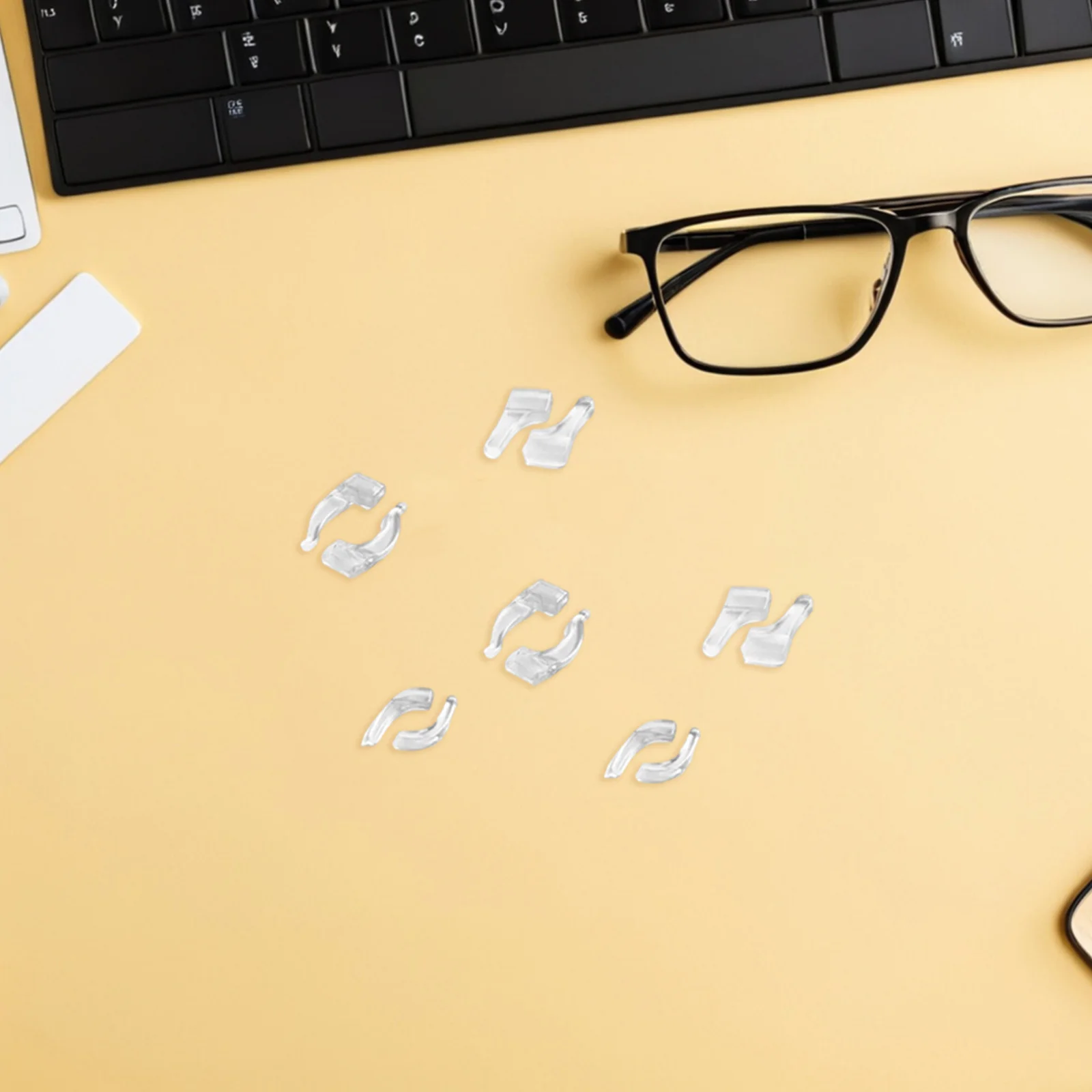 

Silicone Eyeglass Temple Tips Retainers Anti-Slip Grips For Glasses Clear Soft Replacement Sleeves Eyewear Holders Sports