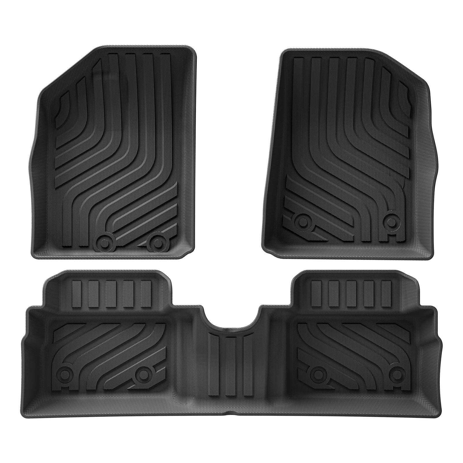 for Dacia Spring EV Car Floor Mats Trunk Pad TPE 3D Foot Mat Set Accessories Left Hand Drive