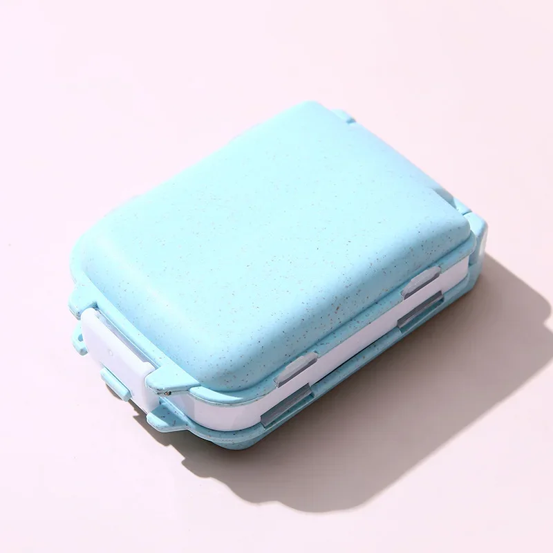

Weekly Pill Box 8 Grids Medicine Organizer Tablet Storage Box Travel Pill Case Drug Dispenser Container Health Care Portable