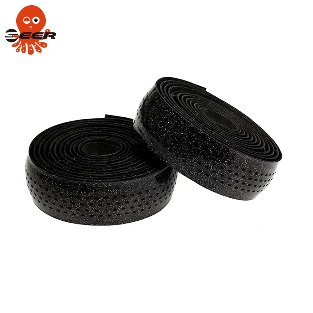 

SEER Road Bike Extra Thick Handlebar Tape PU+EVA Silicone Soft & Anti-Slip Comfortable Shockproof Bike Grip Tape for Handlebars