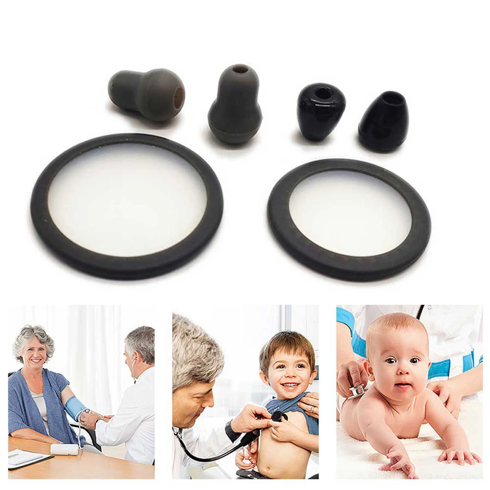 1Set Durable Soft Silicone Earplugs/diaphragm/children Suspension Diaphragm Stethoscope Vibrating Membrane Frequency Conversion