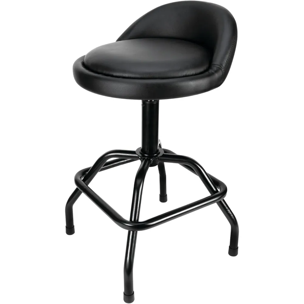 Tabouret de bar réglable avec support dorsal, tabouret de bar à percussion pneumatique, résistant à 360, tabouret à cadre en acier rapide, recommandé