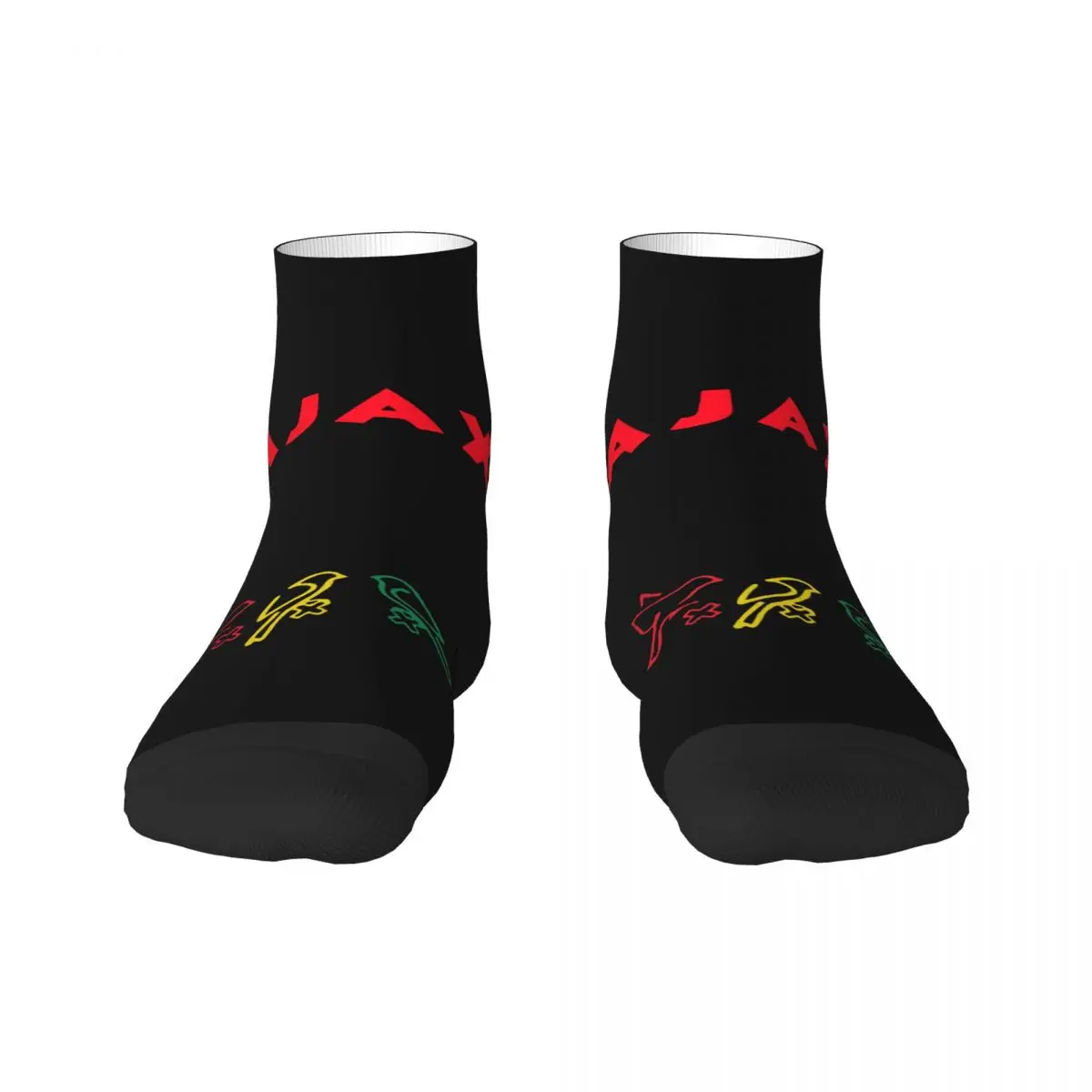 Novelty Men's Ajax Bob Marley Dress Socks Unisex Breathbale Warm 3D Printed Amsterdam 3 Little Birds Crew Socks