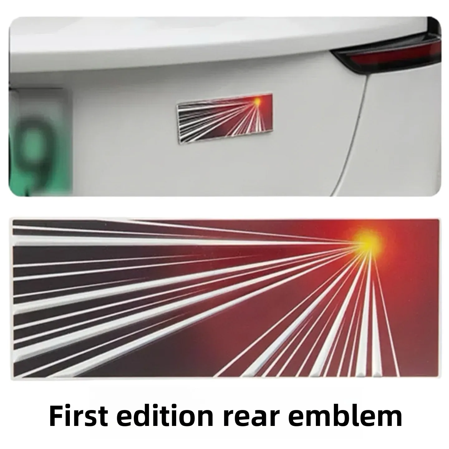 

Подходит для Tesla 2025 Model Y Juniper, памятная модель, хвостовой значок.