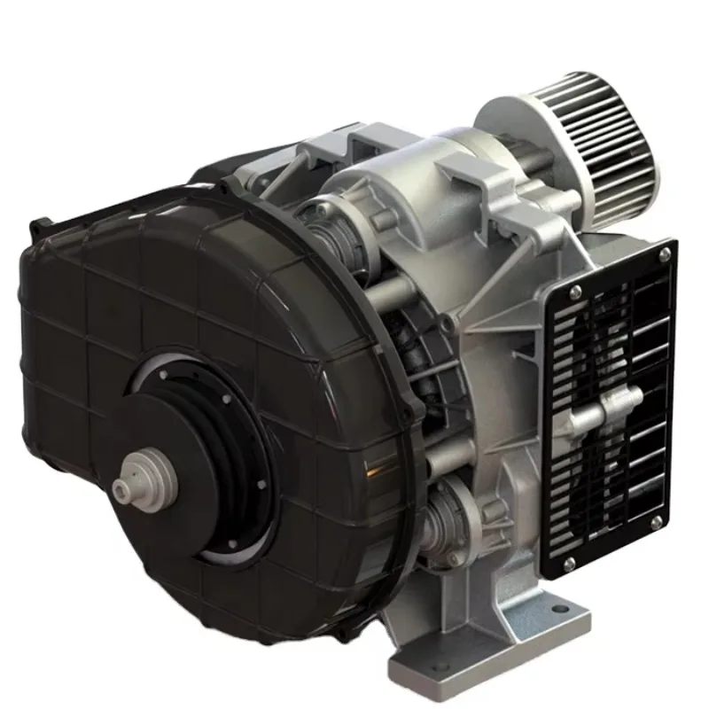 YiBang 3.7KW 5 Oil-Free Scroll Compressor Airend 400L/min 8bar 3000rpm Belt Drive Air Pump Low New Core Motor