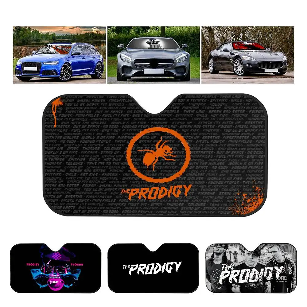 

Band T-the Prodigy Car Sunshade Shield Windshield Window Sun Blocker Cover Interior Protection For Truck SUV Visor Universal