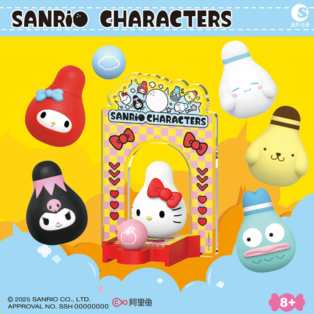 Official Sanrio Characters Bowling Club Series Mini Blind Box Bowling ​​​​​​​Model Toys Collection Desk Figure Decor Funny Gifts