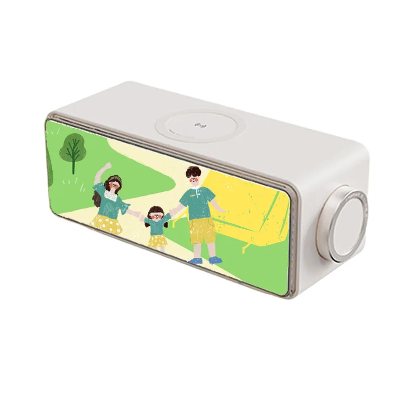 

Painting night light bluetooth speaker wireless charging company event business birthday gift