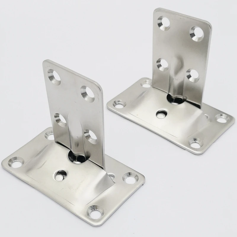 4 Set Marine Grade Stainless Steel Table Bracket Set Removable Multiple Usage For House Boat Marine Accessories Hardware