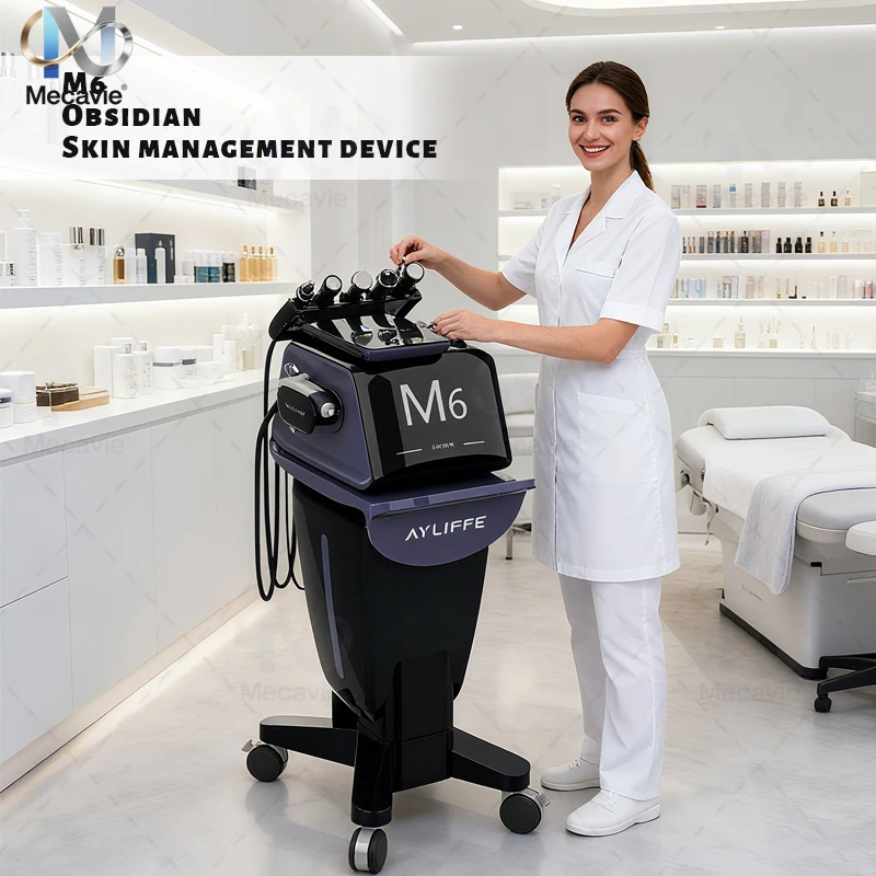 M6 Hydri Facial Skin Management Machine Hydradermabrasion Deep Cleansing Face Lifting Professional Beauty Salon Spa Equipment