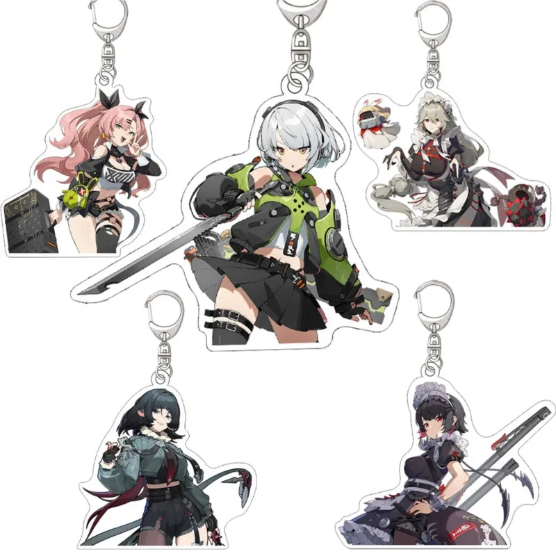 

Zenless Zone Zero Game Related Products Keychain Fan Gift Bag Charms Key Chain Pendant Exemplary Ornaments Animation Products