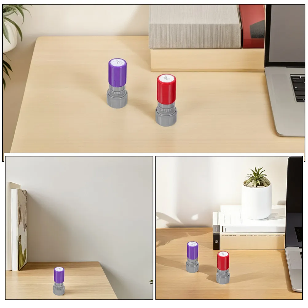 4-teiliges Selbstfärbendes Moskito-Stempel-Set, Neuartiges Scherzwerkzeug für den Aprilscherz, Partyzubehör für Kinder und Erwachsene, Lustiger Humorvoller Trick, Tragbar