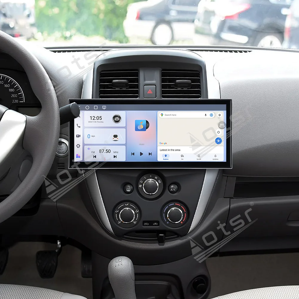 Premium 15.8 Inch Full HD Display Android 15 Multifunctional GPS Radio Touch Screen Head Unit For Nissan VERSA SEDAN 2014-2016