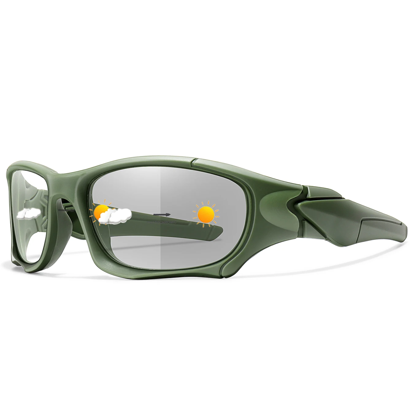 Trendy Stil Photochrome Sonnenbrille Für Männer Frauen Outdoor Mtb Fahrrad Radfahren Laufen Brillen Sport Fahrrad Winddicht Brille