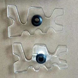 Soporte de taco de billar transparente de acrílico