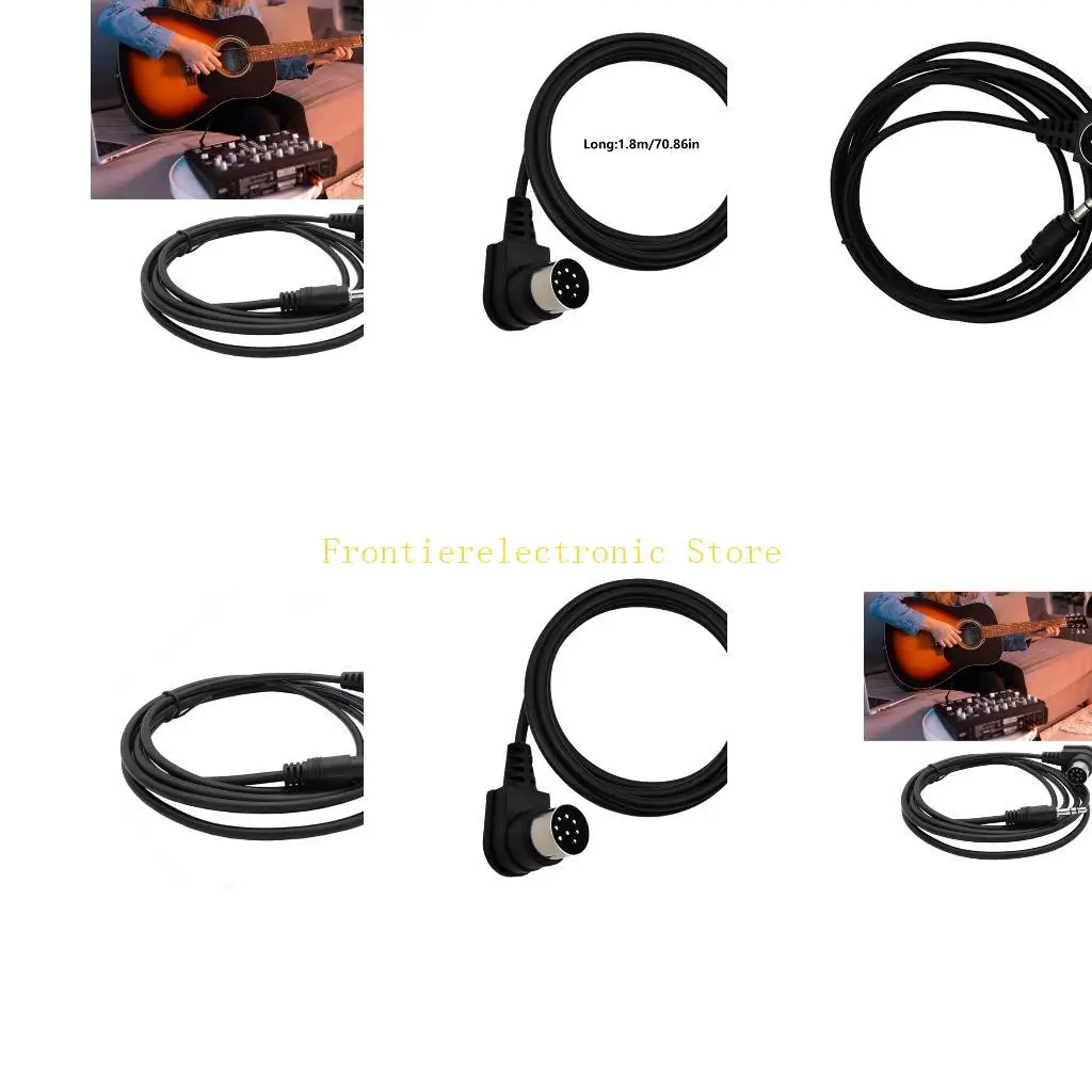 G8DB Instrument Adapter Cable DIN 8 Pin to 3.5mm Cable, Connectors
