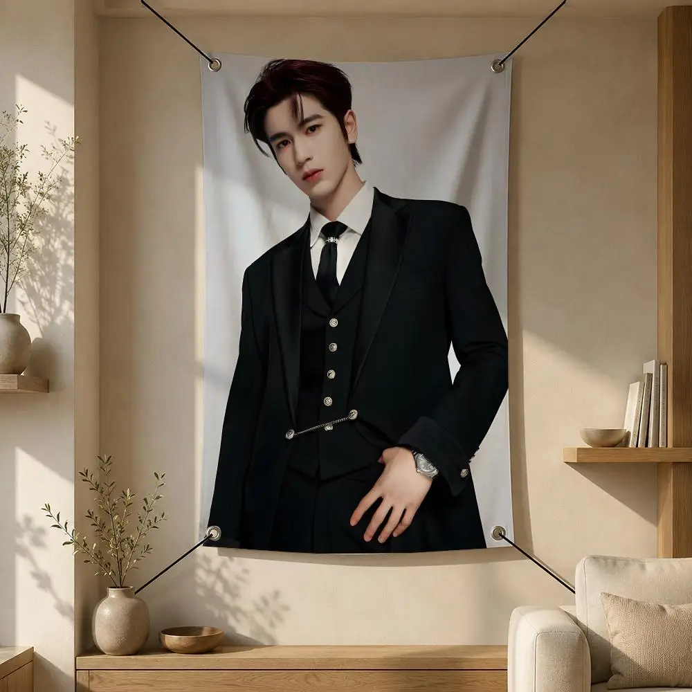 Actor Chinese Zhang Linghe Flags Flag Banner Wall Hanging for Bedroom Dorm Room Home Bar Party Indoor Outdoor Wall Decor