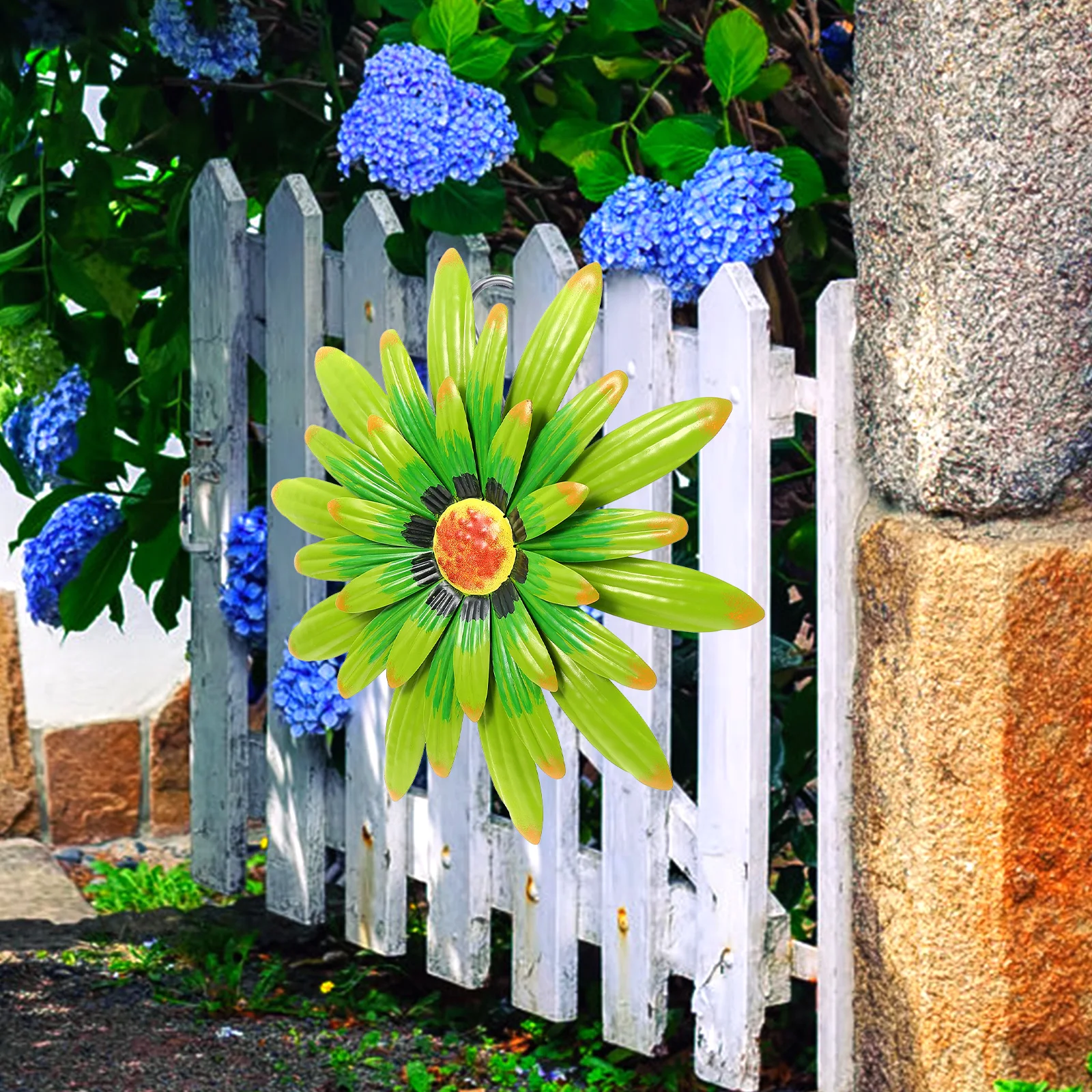 

Rustic Iron Simulated Decoration Art For Living Room Garden Home Hanging Ornaments Flower Pendants Metal Crafts Sculptures