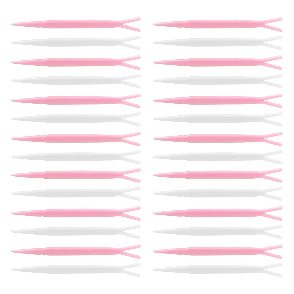 Autocollant Double paupière, fourchette, outil de maquillage pour lifting instantané des yeux, création d'aspect naturel, applicateur d'autocollants pour paupières, 100 pièces