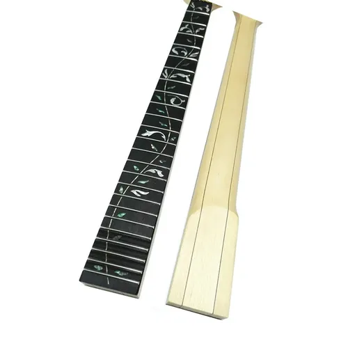 Imagen 2 del producto 24 trastes con incrustaciones de árbol de la vida, mástil de guitarra eléctrica de arce, piezas de accesorios para guitarra, se pueden personalizar instrumentos musicales