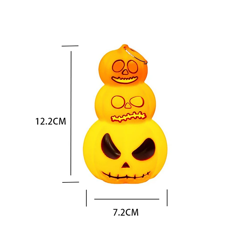 Halloween Ghost Pumpkin LED Light Haunted House Horror Props Halloween Party Home Bar Decoration Lamp