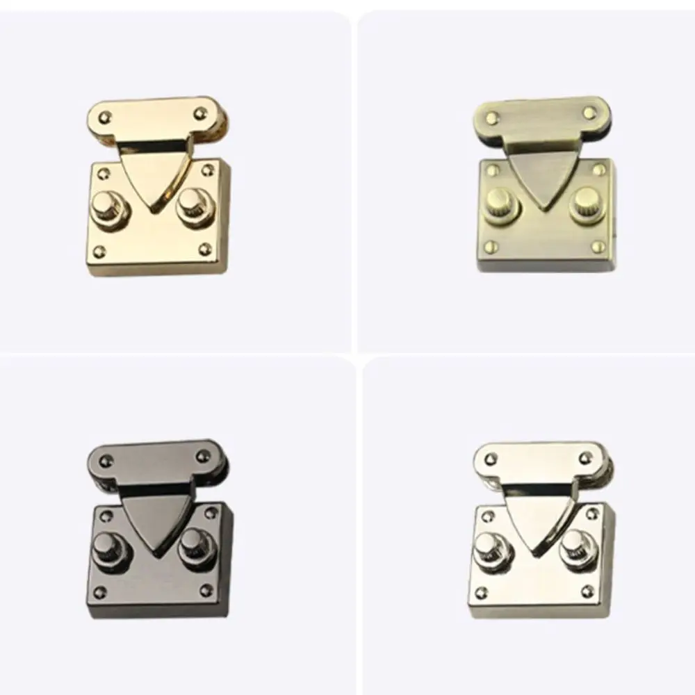 New Metal Clasp Lock Durable 4 Colors Square Twist Lock Accessories DIY Handbag