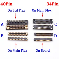 1-2Pcs Lcd Display Screen Flex FPC Connector For Samsung Galaxy A30 A305 A305F A50 A505F A50S A507 A505 Plug On Board 34 40 Pin