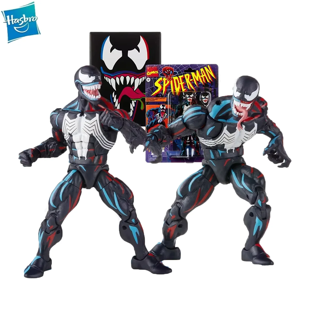 

Hasbro Original Series Marvel Legends Spider-Man animation Retro packaging Venom Anime Action Figure Model Toy Children Toy