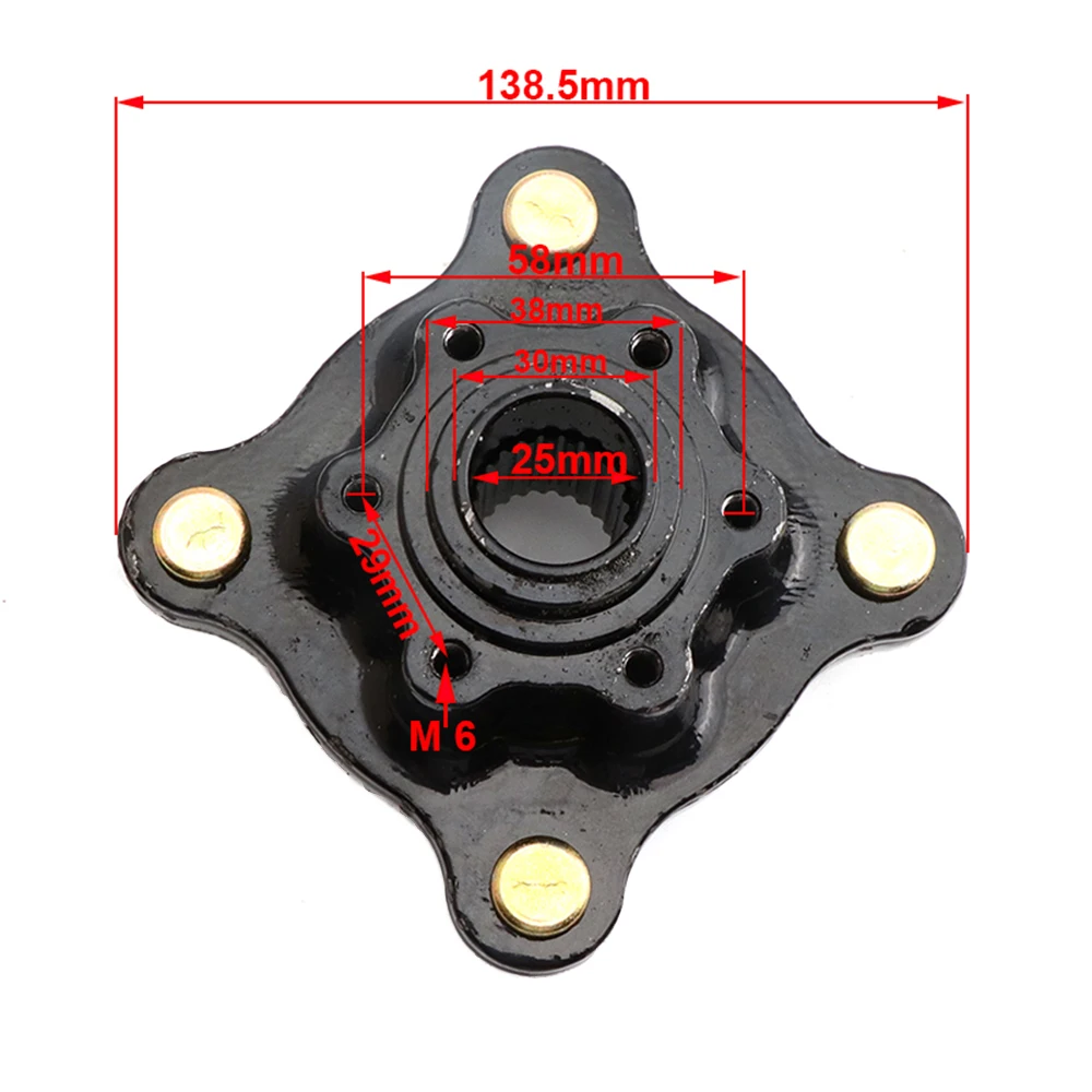 ATV Steering Stand Knuckle Spindle 23T Hub Front Drive Kit for 4WD ATV GO KART Off-Road Vehicle Four-Wheel Drive Four-Wheel Driv