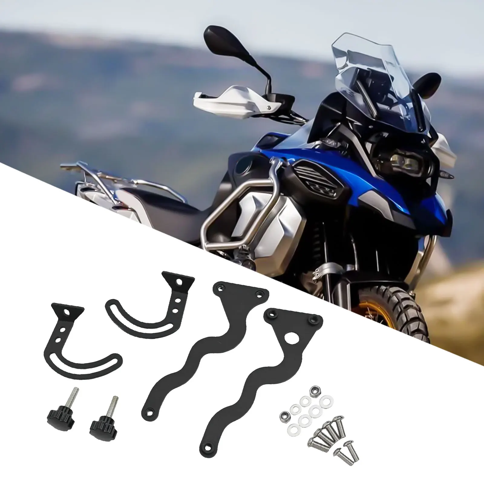 

Adjustable Motorcycles Windshield Stabilizer Bracket For BMW R1200GS 2014+ Reinforcement Windscreen Reinforced Bracket Mount