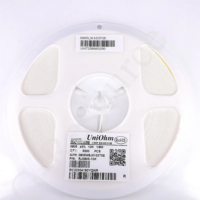 (100 pz) resistenza Patch 0805 10KΩ 5% 1/8W