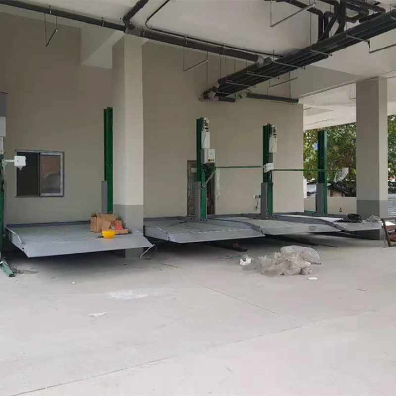 Three-dimensional garage two-column lift household parking platform double-layer parking equipment mechanical