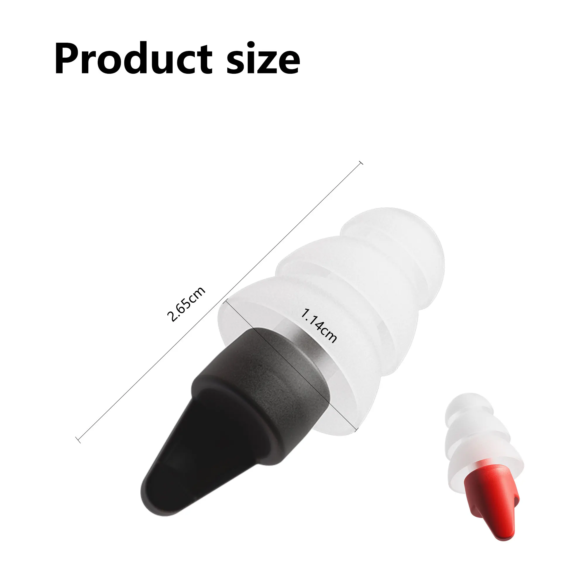 コンサートミュージシャン向けの高忠実度シリコンコンサート耳栓、ノイズリダクション、音楽フェスティバル用の耳保護