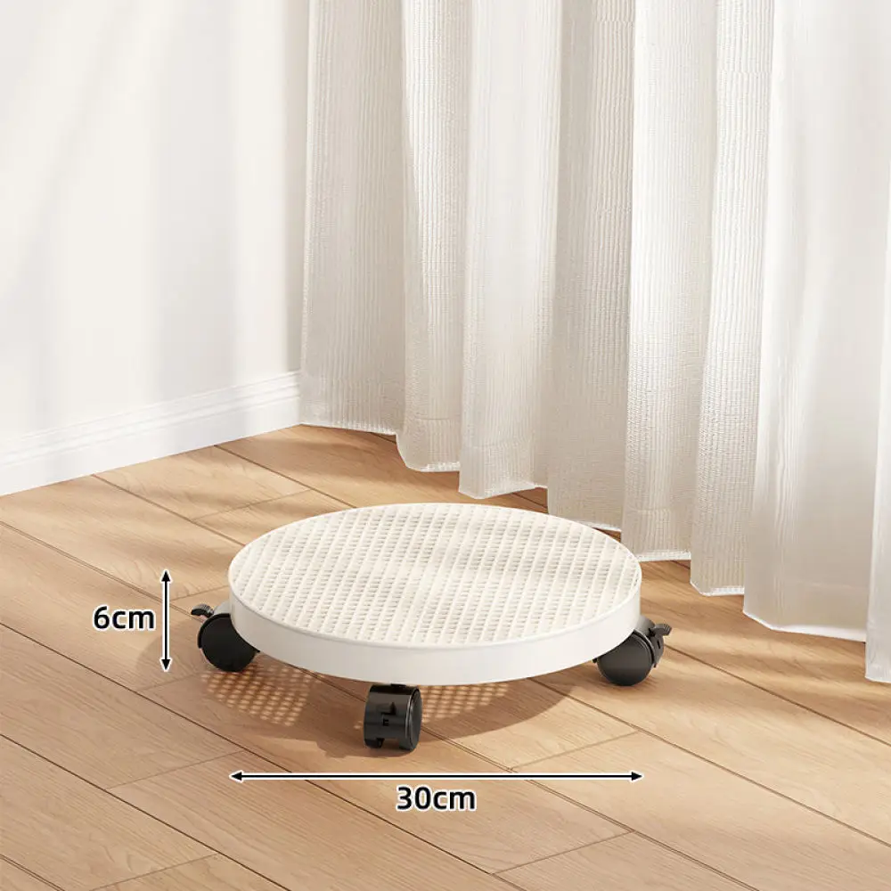 Modern Metal Rolling Plant Rack Movable Flower Pot Tray Stand Indoor Garden Storage Organizer Shelf For Evesigar