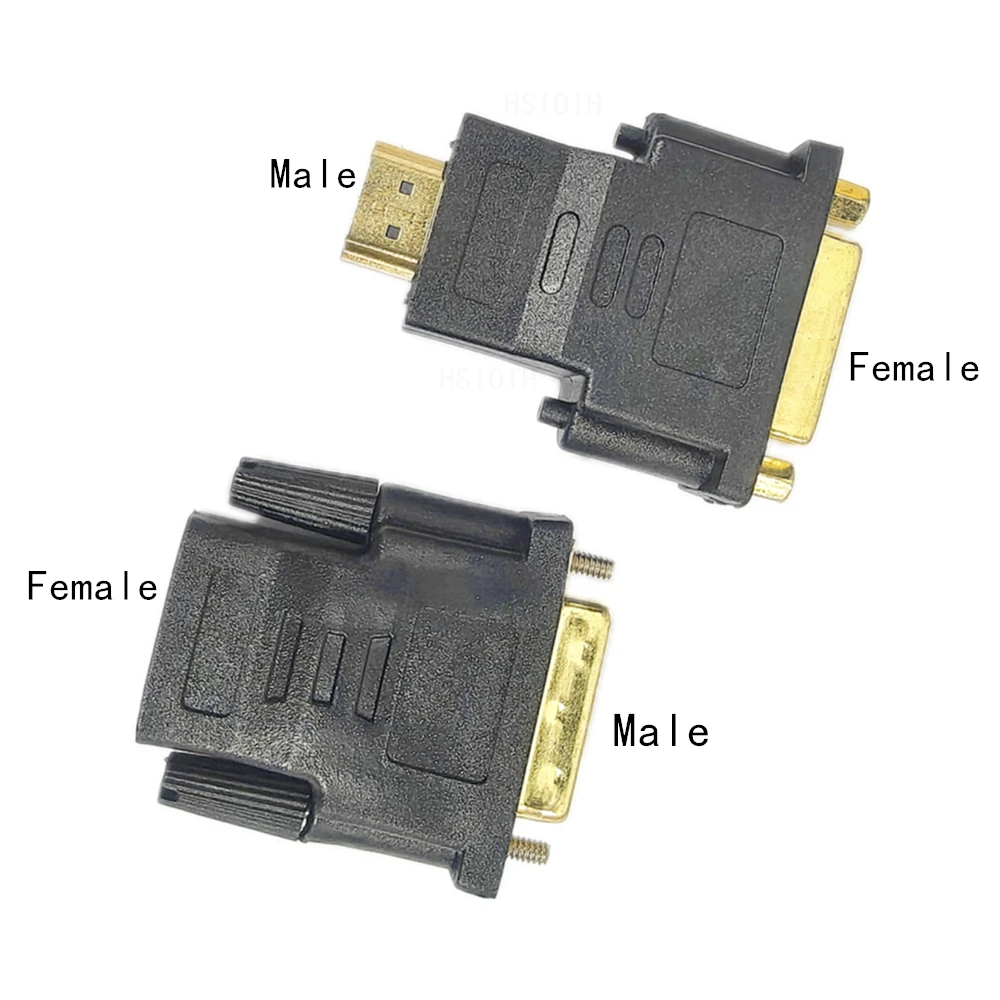 DVI 24+1 24+5 to HDTV-Compatible Cable Adapter DVI Male to Female For HDMI Connector Converter for PC Laptop TV Box